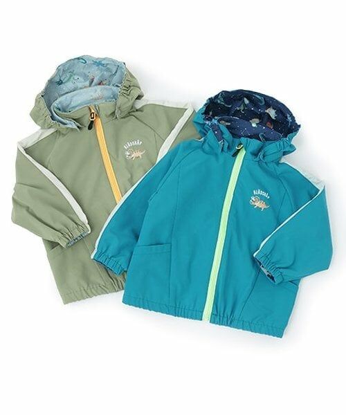 kladskap / クレードスコープ ブルゾン | 恐竜リバーシブルウィンドブレーカー | 詳細13