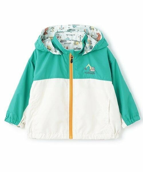kladskap / クレードスコープ ブルゾン | 乗り物リバーシブルウィンドブレーカー(グリーン)