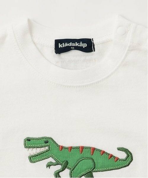 kladskap / クレードスコープ Tシャツ | 恐竜アップリケ半袖Tシャツセットアップ | 詳細4