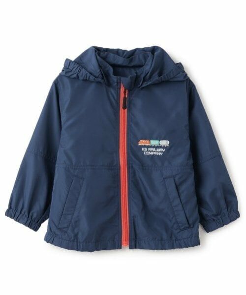 kladskap / クレードスコープ ブルゾン | 電車刺しゅうウィンドブレーカー（紺）