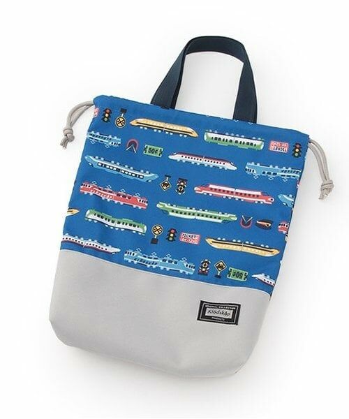 kladskap / クレードスコープ ポーチ | 総柄シューズバッグ（ブルー）