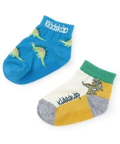 kladskap / クレードスコープ ソックス | 恐竜柄ショートソックス2足セット