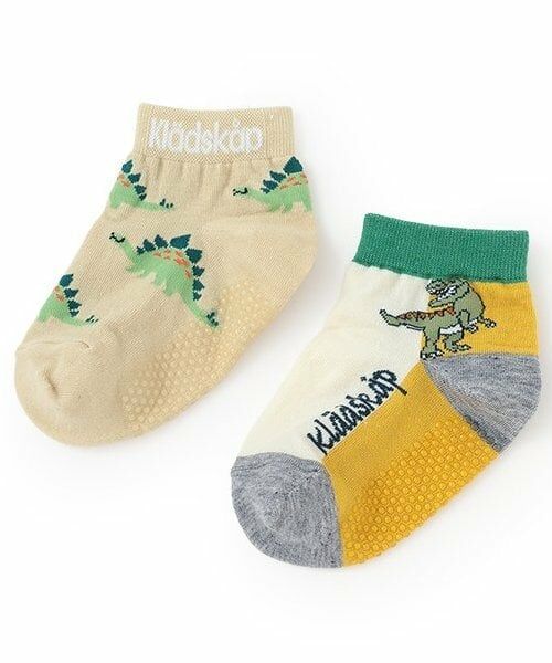 kladskap / クレードスコープ ソックス | 恐竜柄ショートソックス2足セット | 詳細1