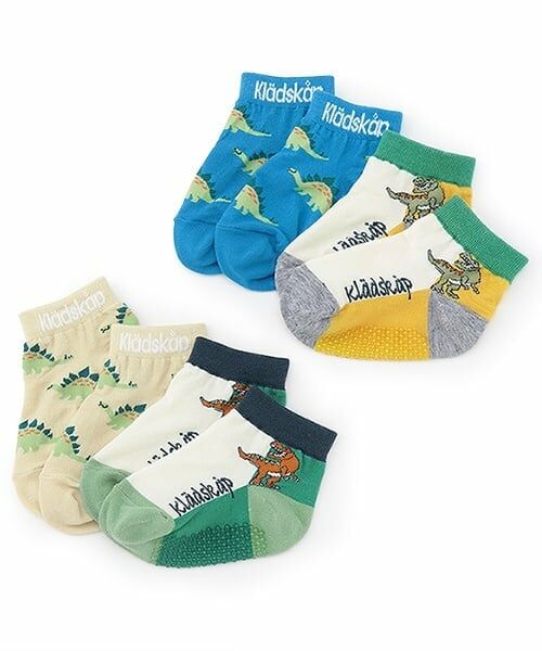 kladskap / クレードスコープ ソックス | 恐竜柄ショートソックス2足セット | 詳細11