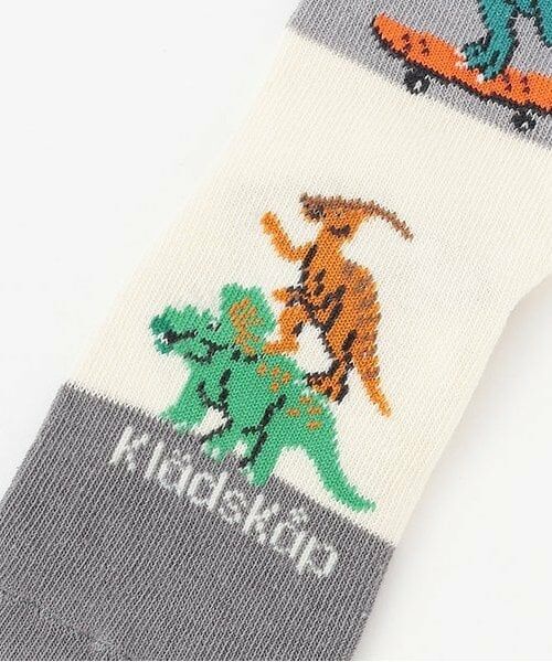 kladskap / クレードスコープ ソックス | スケボーザウルスクルーソックス | 詳細3