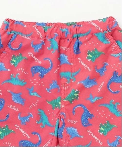 kladskap / クレードスコープ ショート・ハーフ・半端丈パンツ | 水陸両用恐竜総柄5分丈パンツ | 詳細2