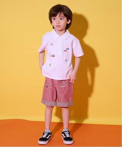 kladskap / クレードスコープ ショート・ハーフ・半端丈パンツ | 【人気商品のため再入荷】乗り物刺しゅう5分丈パンツ | 詳細19