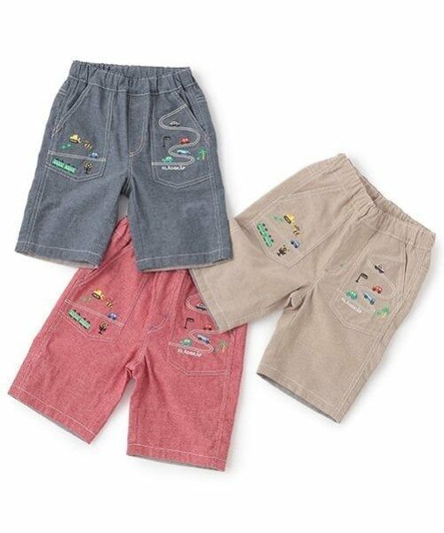 kladskap / クレードスコープ ショート・ハーフ・半端丈パンツ | 【人気商品のため再入荷】乗り物刺しゅう5分丈パンツ | 詳細9