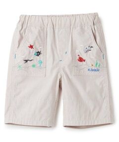 kladskap / クレードスコープ その他パンツ | 海のいきもの刺しゅう5分丈パンツ