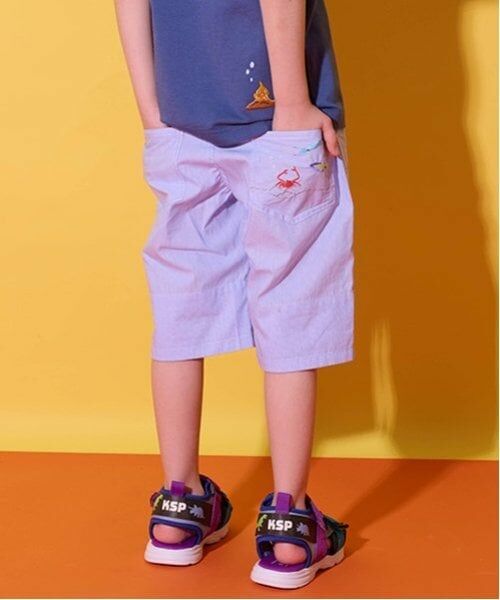 kladskap / クレードスコープ その他パンツ | 海のいきもの刺しゅう5分丈パンツ | 詳細14