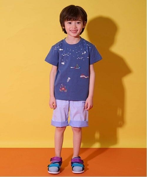 kladskap / クレードスコープ その他パンツ | 海のいきもの刺しゅう5分丈パンツ | 詳細16