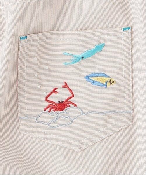 kladskap / クレードスコープ その他パンツ | 海のいきもの刺しゅう5分丈パンツ | 詳細5