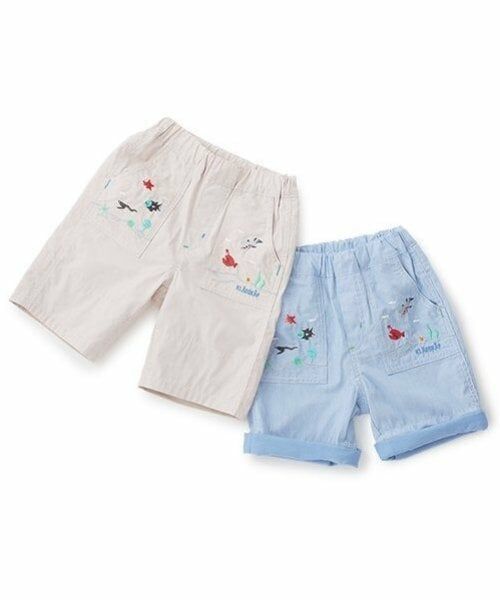 kladskap / クレードスコープ その他パンツ | 海のいきもの刺しゅう5分丈パンツ | 詳細9