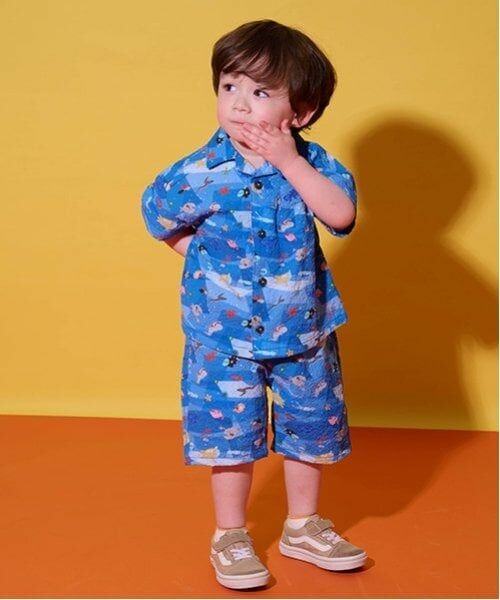 kladskap / クレードスコープ ショート・ハーフ・半端丈パンツ | 深海柄5分丈シェフパンツ | 詳細12