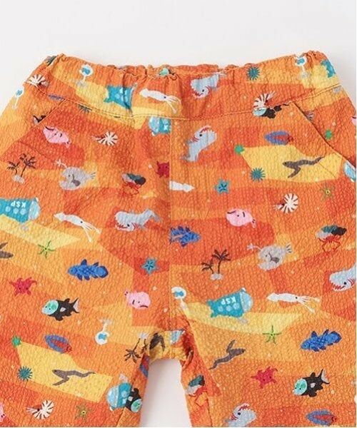 kladskap / クレードスコープ ショート・ハーフ・半端丈パンツ | 深海柄5分丈シェフパンツ | 詳細2