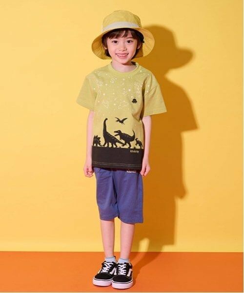 kladskap / クレードスコープ ショート・ハーフ・半端丈パンツ | 恐竜ワンポイント6分丈カットソーパンツ | 詳細13