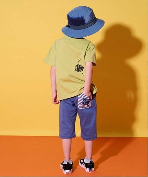 kladskap / クレードスコープ ショート・ハーフ・半端丈パンツ | 恐竜ワンポイント6分丈カットソーパンツ | 詳細14