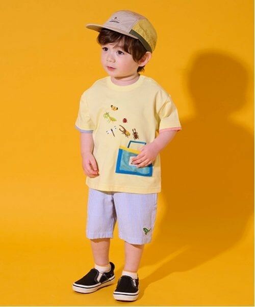 kladskap / クレードスコープ ショート・ハーフ・半端丈パンツ | 恐竜ワンポイント6分丈パンツ | 詳細14