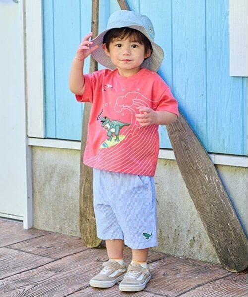 kladskap / クレードスコープ ショート・ハーフ・半端丈パンツ | 恐竜ワンポイント6分丈パンツ | 詳細15