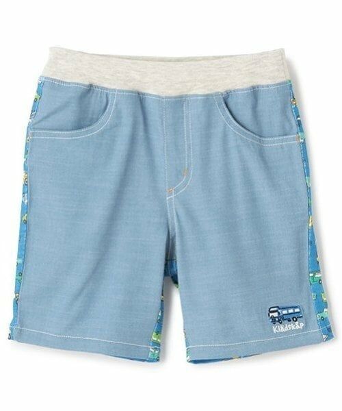 kladskap / クレードスコープ ショート・ハーフ・半端丈パンツ | 前後切替乗り物5分丈パンツ（サックス）