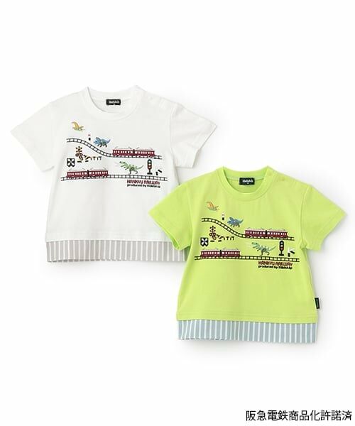 kladskap / クレードスコープ Tシャツ | 【阪急電鉄】裾切替半袖Tシャツ | 詳細10