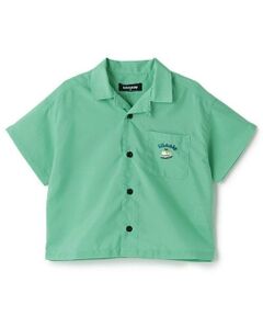 kladskap / クレードスコープ シャツ・ブラウス | 恐竜×乗り物刺しゅう半袖シャツ