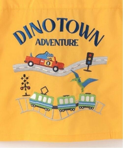 kladskap / クレードスコープ シャツ・ブラウス | 恐竜×乗り物刺しゅう半袖シャツ | 詳細7