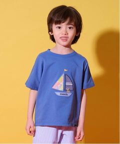 kladskap / クレードスコープ Tシャツ | ヨットアップリケ半袖Tシャツ