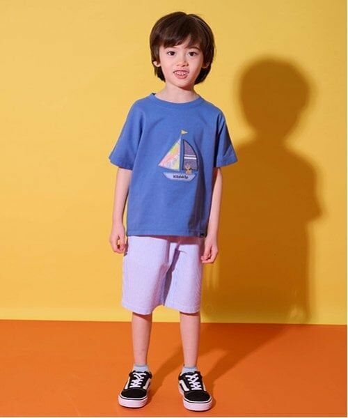 kladskap / クレードスコープ Tシャツ | ヨットアップリケ半袖Tシャツ | 詳細13