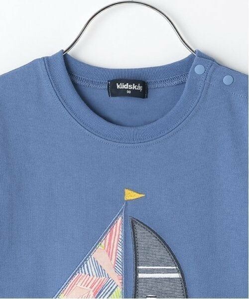 kladskap / クレードスコープ Tシャツ | ヨットアップリケ半袖Tシャツ | 詳細3