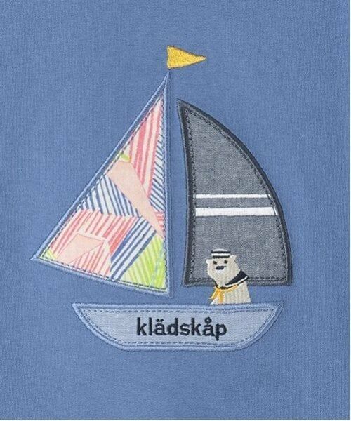 kladskap / クレードスコープ Tシャツ | ヨットアップリケ半袖Tシャツ | 詳細5