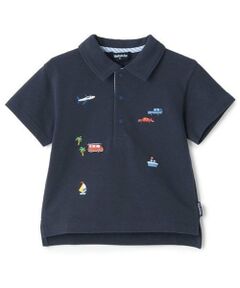 kladskap / クレードスコープ ポロシャツ | 乗り物刺しゅう半袖ポロシャツ