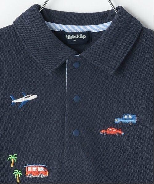 kladskap / クレードスコープ ポロシャツ | 乗り物刺しゅう半袖ポロシャツ | 詳細2