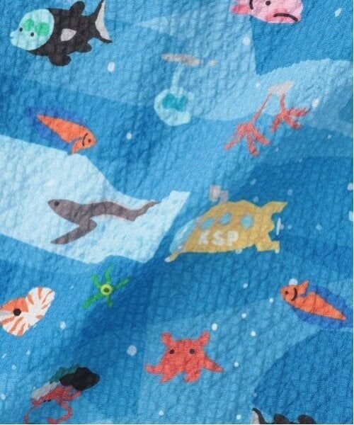 kladskap / クレードスコープ シャツ・ブラウス | 深海柄オーバーサイズ半袖開衿シャツ | 詳細7