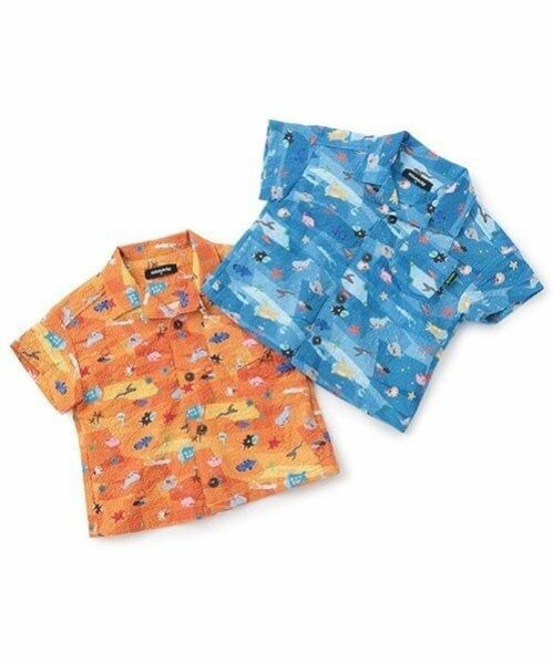 kladskap / クレードスコープ シャツ・ブラウス | 深海柄オーバーサイズ半袖開衿シャツ | 詳細8