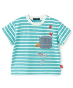 kladskap / クレードスコープ Tシャツ | 【人気商品のため再入荷】深海刺しゅうボーダー半袖Tシャツ