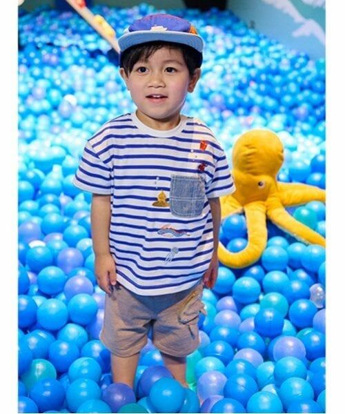 kladskap / クレードスコープ Tシャツ | 【人気商品のため再入荷】深海刺しゅうボーダー半袖Tシャツ | 詳細14