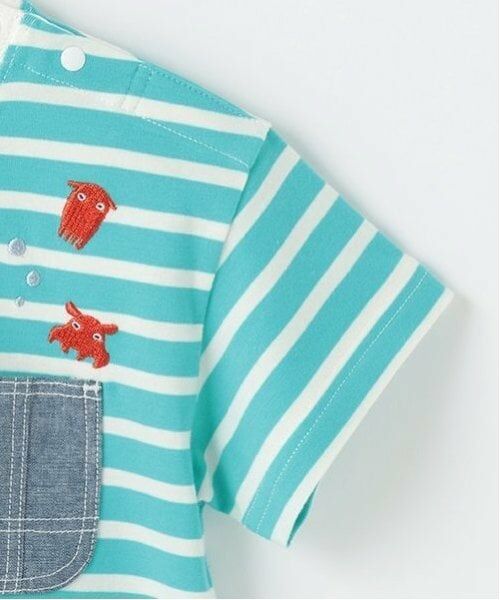 kladskap / クレードスコープ Tシャツ | 【人気商品のため再入荷】深海刺しゅうボーダー半袖Tシャツ | 詳細3