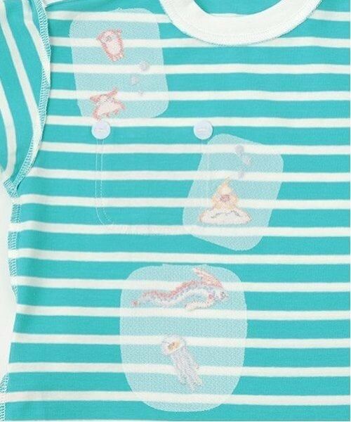 kladskap / クレードスコープ Tシャツ | 【人気商品のため再入荷】深海刺しゅうボーダー半袖Tシャツ | 詳細5