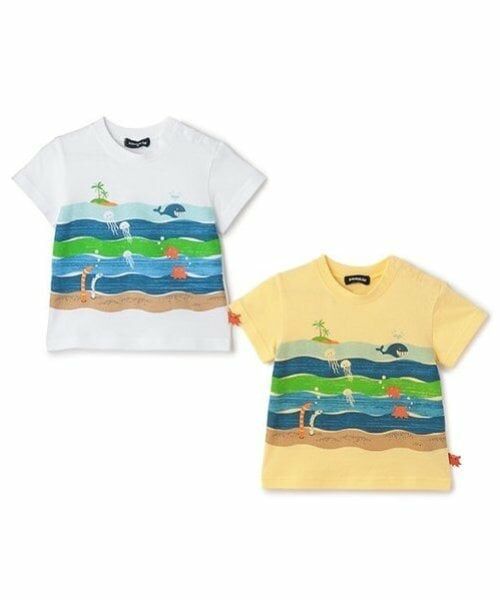 kladskap / クレードスコープ Tシャツ | 海の中プリント半袖Tシャツ | 詳細8