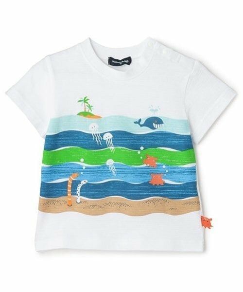 kladskap / クレードスコープ Tシャツ | 海の中プリント半袖Tシャツ | 詳細9