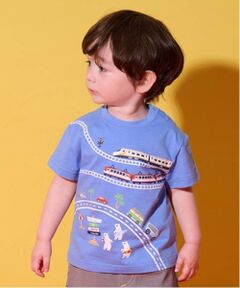 kladskap / クレードスコープ Tシャツ | 海に行こう!乗り物プリント半袖Tシャツ