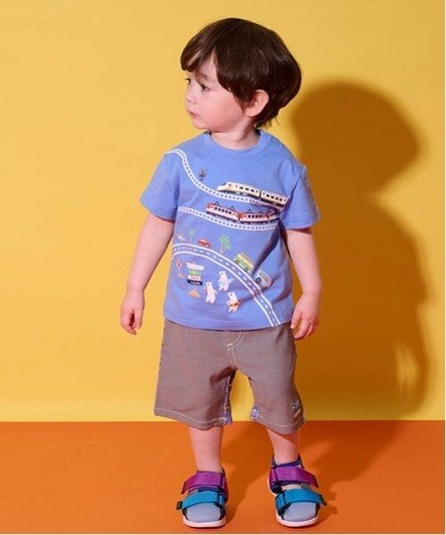 kladskap / クレードスコープ Tシャツ | 海に行こう!乗り物プリント半袖Tシャツ | 詳細14