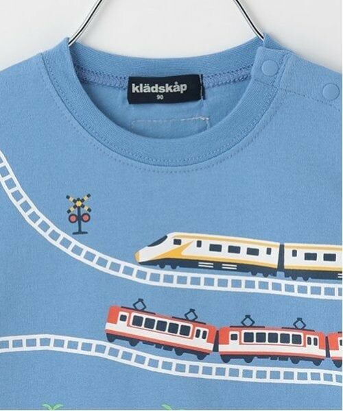 kladskap / クレードスコープ Tシャツ | 海に行こう!乗り物プリント半袖Tシャツ | 詳細3