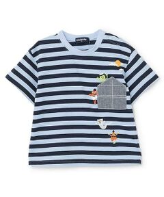 kladskap / クレードスコープ Tシャツ | おばけボーダー半袖Tシャツ