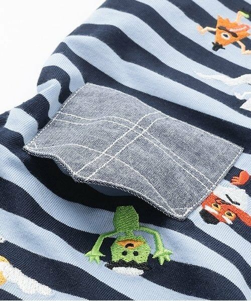 kladskap / クレードスコープ Tシャツ | おばけボーダー半袖Tシャツ | 詳細6