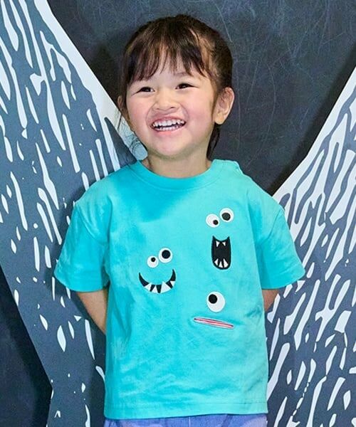 kladskap / クレードスコープ Tシャツ | おばけギミック半袖Tシャツ（エメラルド グリーン）