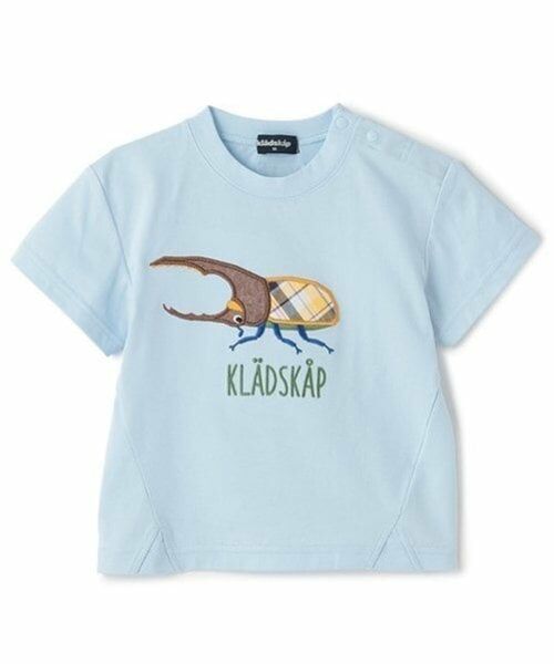 kladskap / クレードスコープ Tシャツ | 昆虫アップリケ半袖Tシャツ | 詳細13
