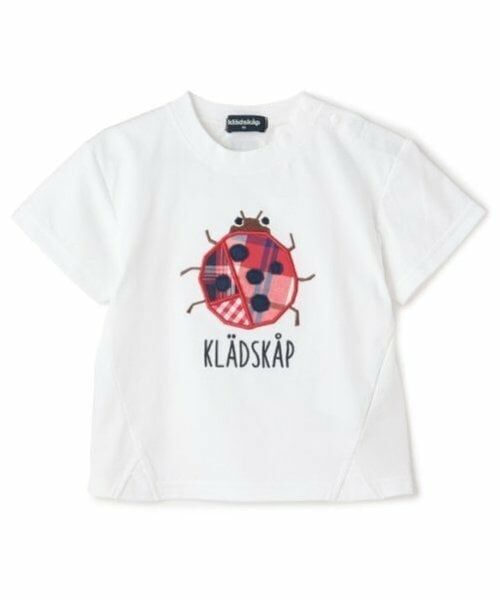 kladskap / クレードスコープ Tシャツ | 昆虫アップリケ半袖Tシャツ | 詳細14