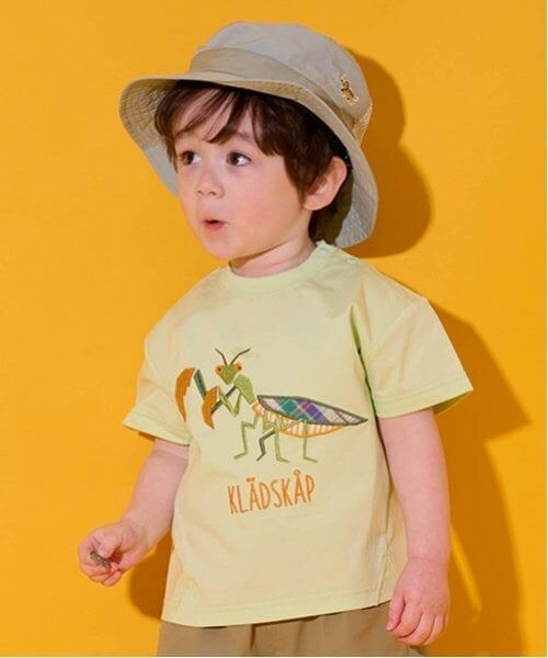 kladskap / クレードスコープ Tシャツ | 昆虫アップリケ半袖Tシャツ | 詳細17